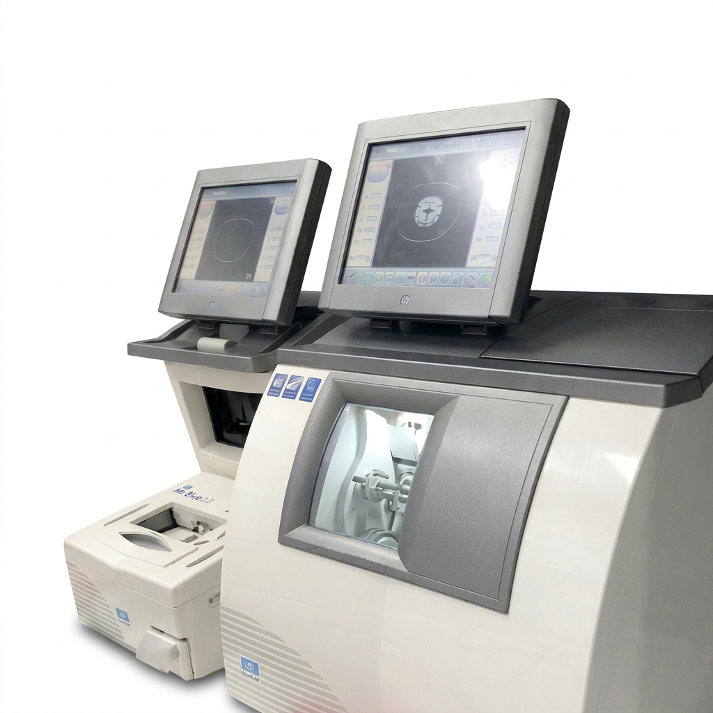 Optical lens finishing machine