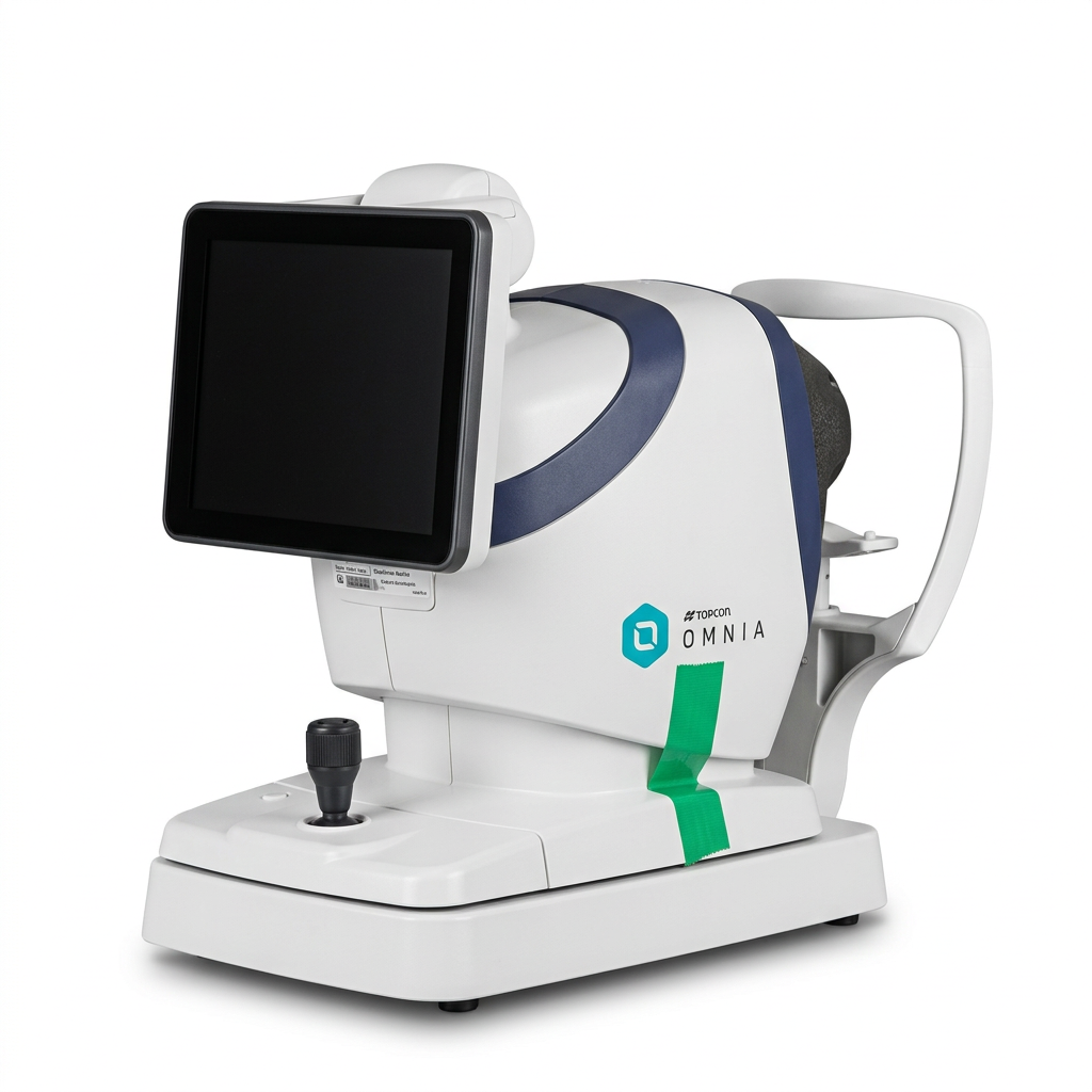 TOPCON TRK-3 OMNIA — AI-retouched reference photo